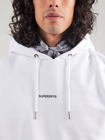 Sweat-shirt Superdry en blanc