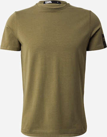 T-Shirt Karl Lagerfeld en vert : devant