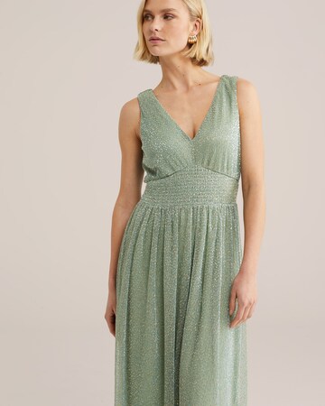 WE Fashion Вечерна рокля в зелено