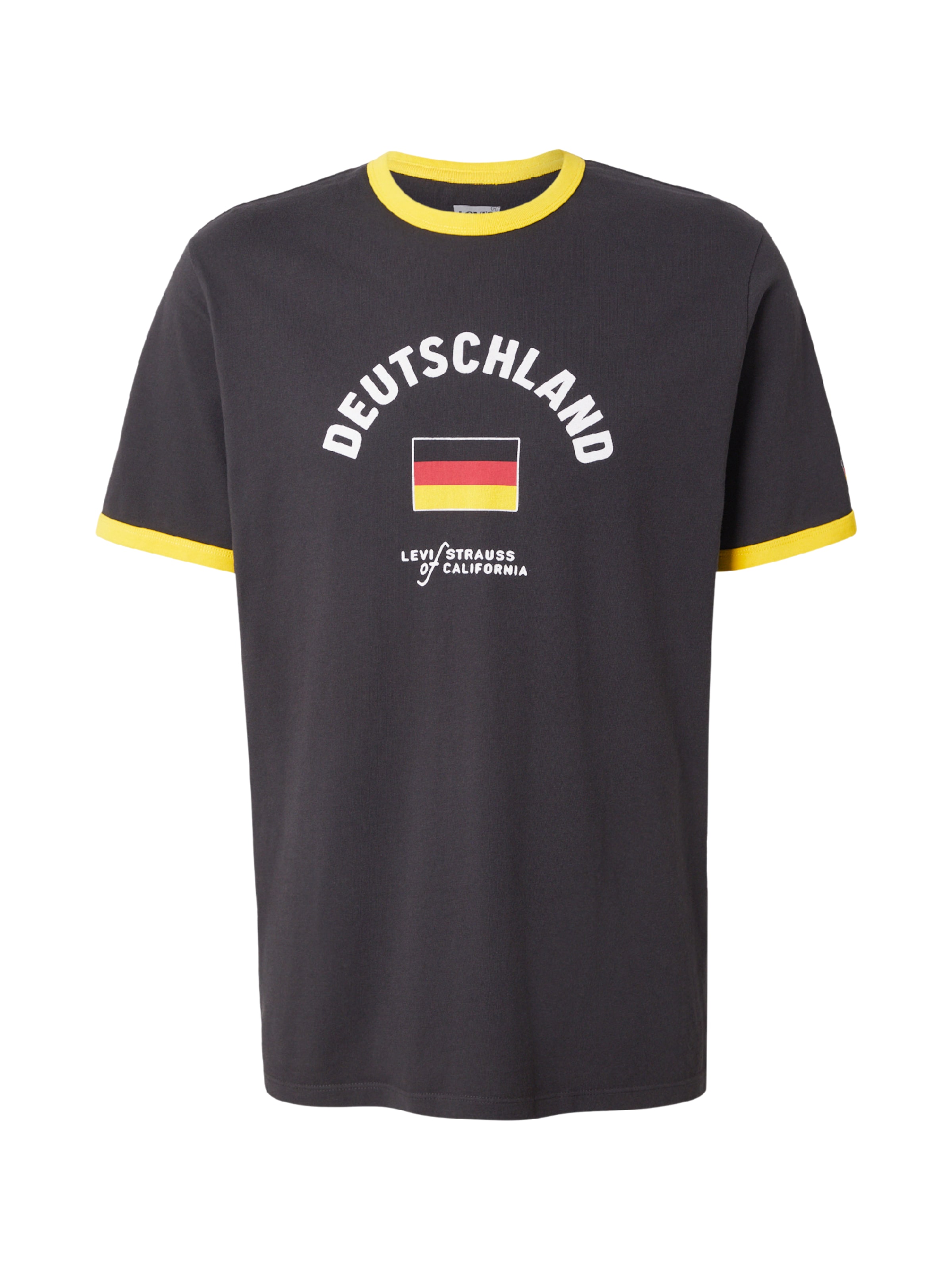 LEVI'S ® Tričko 'X WC RINGER' - Čierna: predná strana