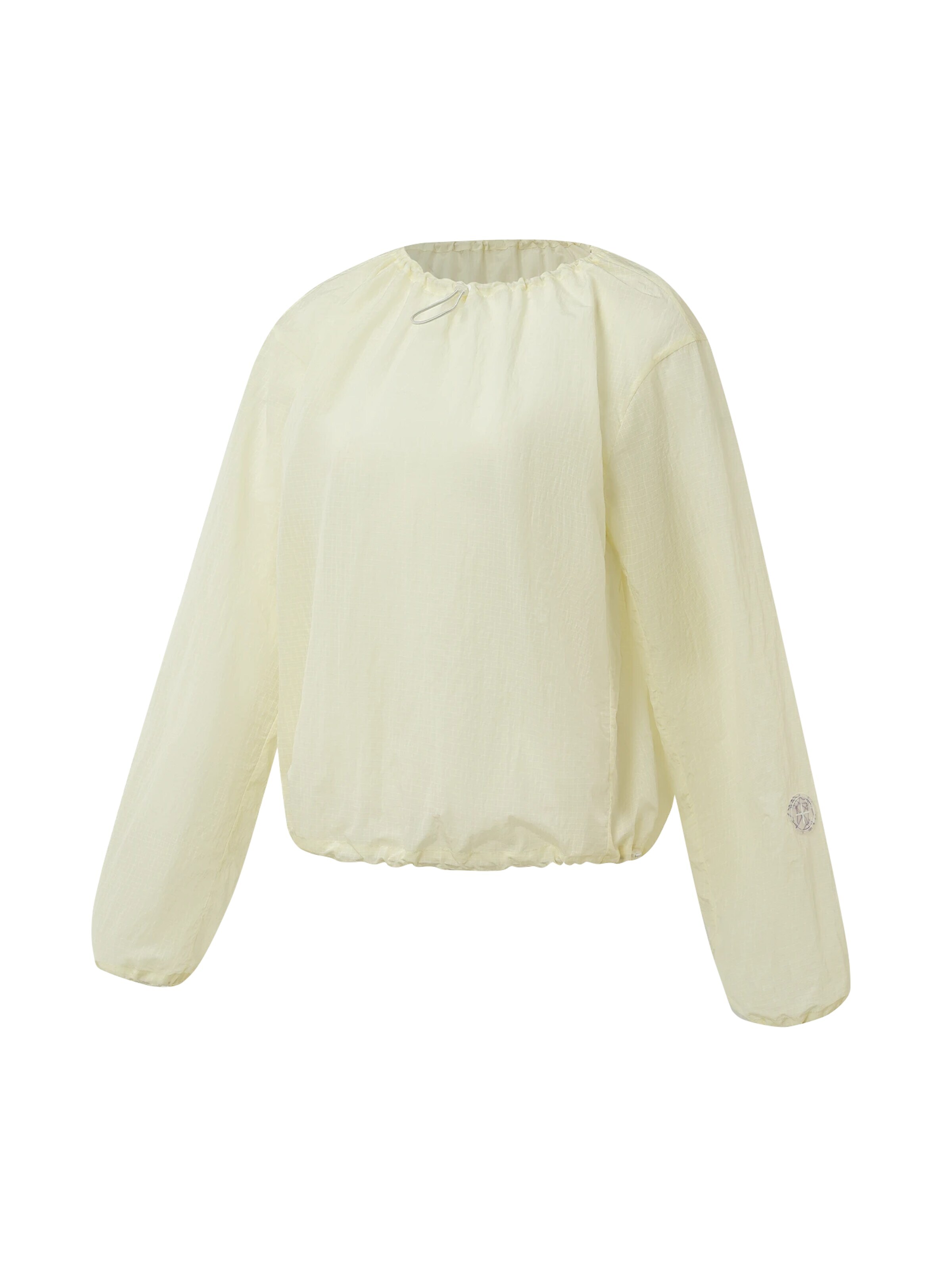 Maglietta 'Lake District Drawstring Pullover T-shirt' di Jelenew in bianco