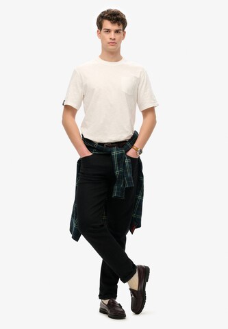 T-Shirt 'The Merchant Store' Superdry en blanc