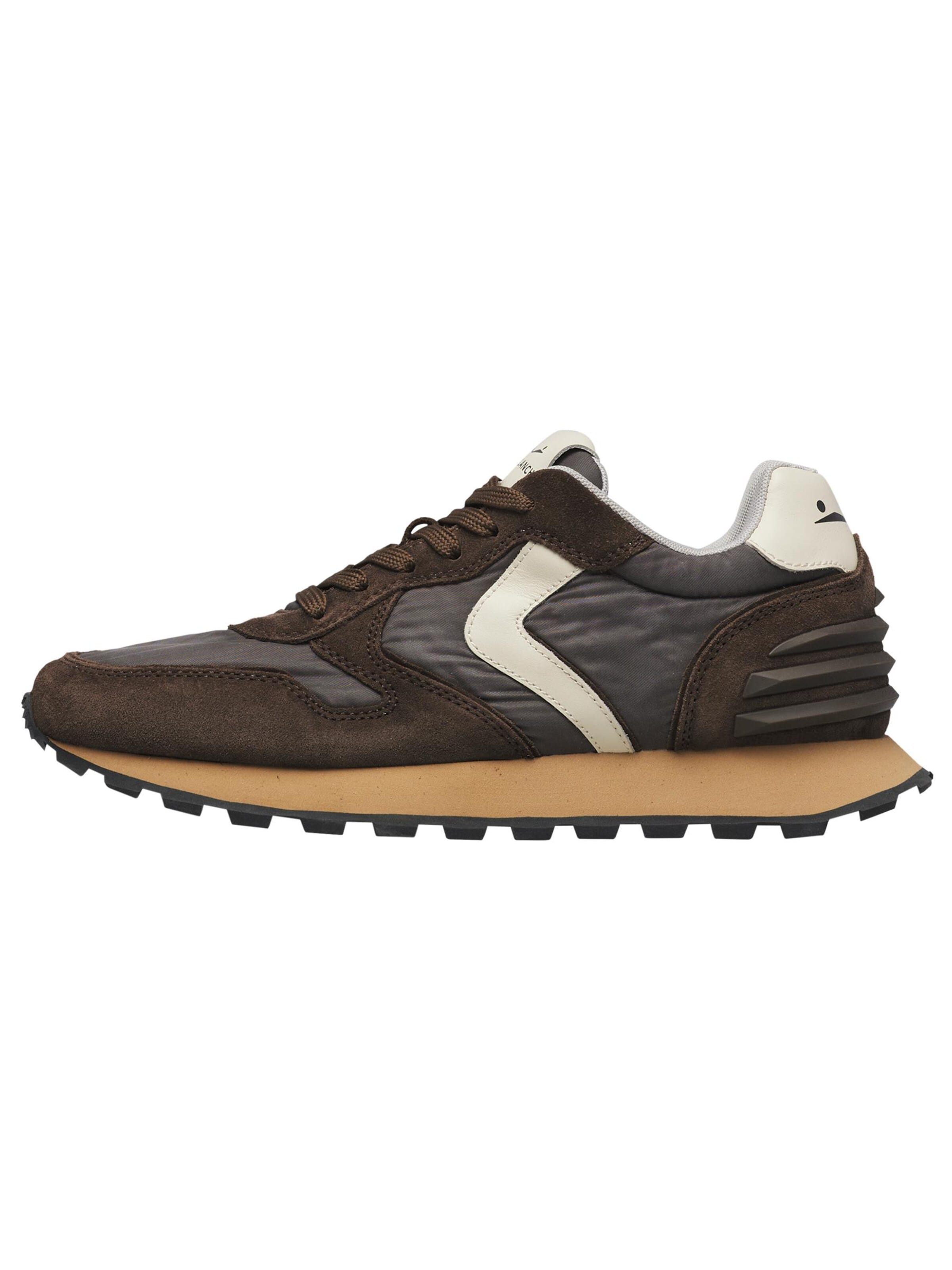 Voile blanche Sneakers laag 'PARIS POWER MAN.' in Bruin