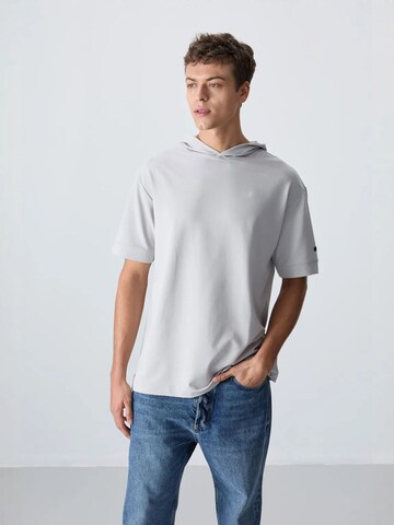 T-Shirt Tommy Life en gris : devant