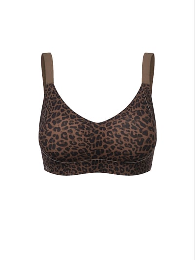 cfab Soutien-gorge 'Seamless Compact Push-Up BH' en 70 en marron chiné, Vue avec produit