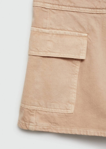 MANGO Regular Trousers in Beige