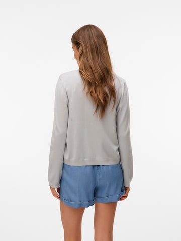 VERO MODA Gebreid vest 'VMlucia' in Grijs