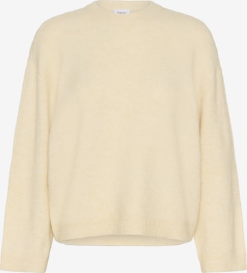 SAINT TROPEZ Trui 'LarnaSZ' in Geel: voorkant