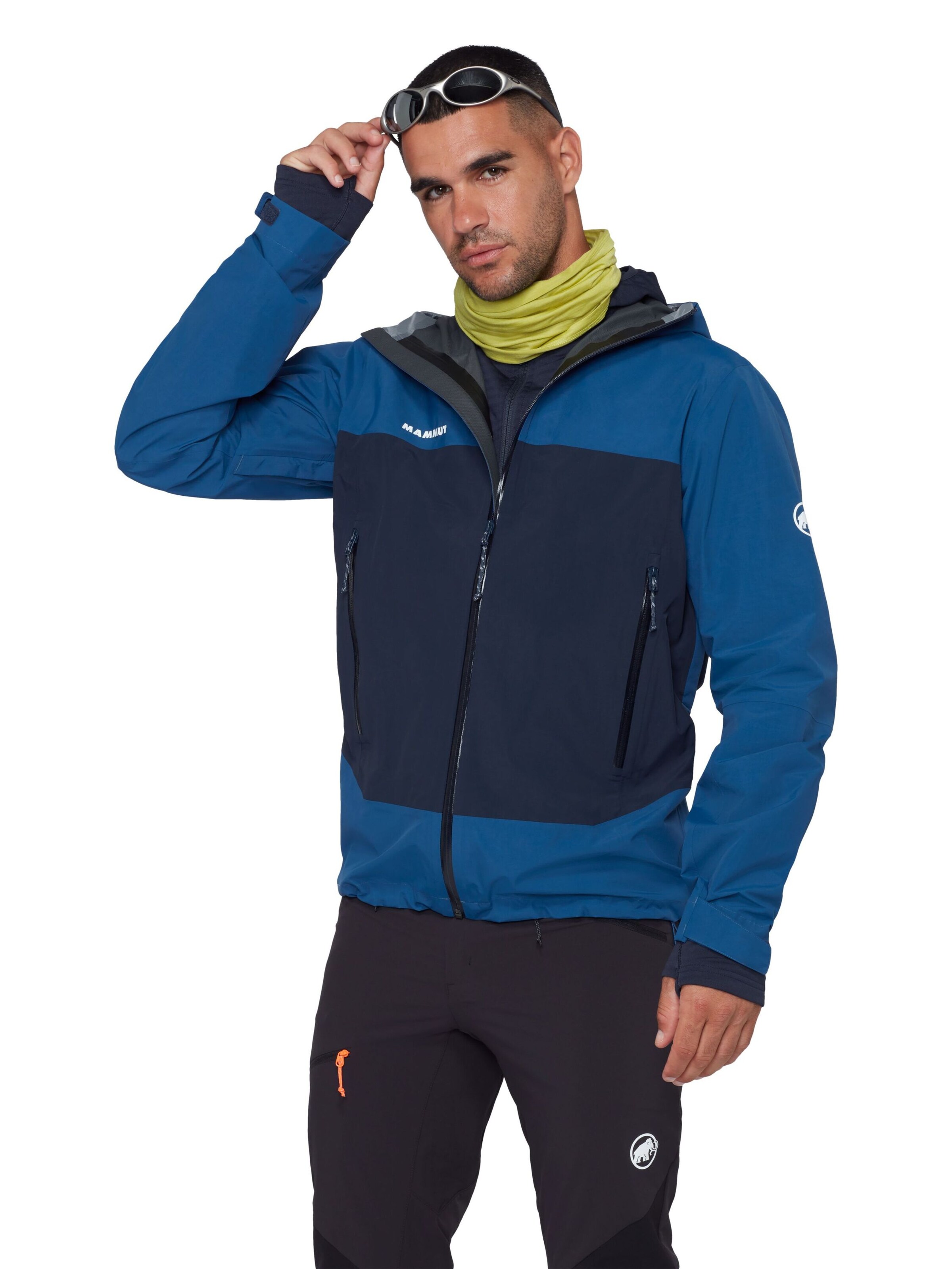 MAMMUT Jacke in Blau: Vorderseite