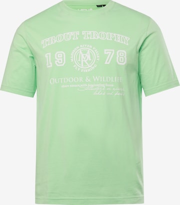 Men Plus T-Shirt in Grün: Vorderseite
