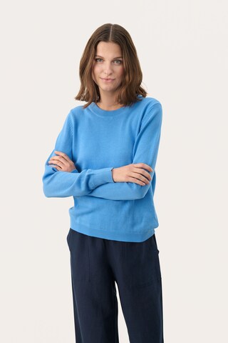 Part Two Trui 'Gertie' in Blauw: voorkant