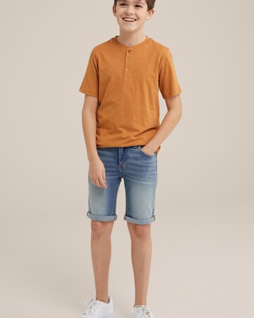 T-Shirt WE Fashion en marron