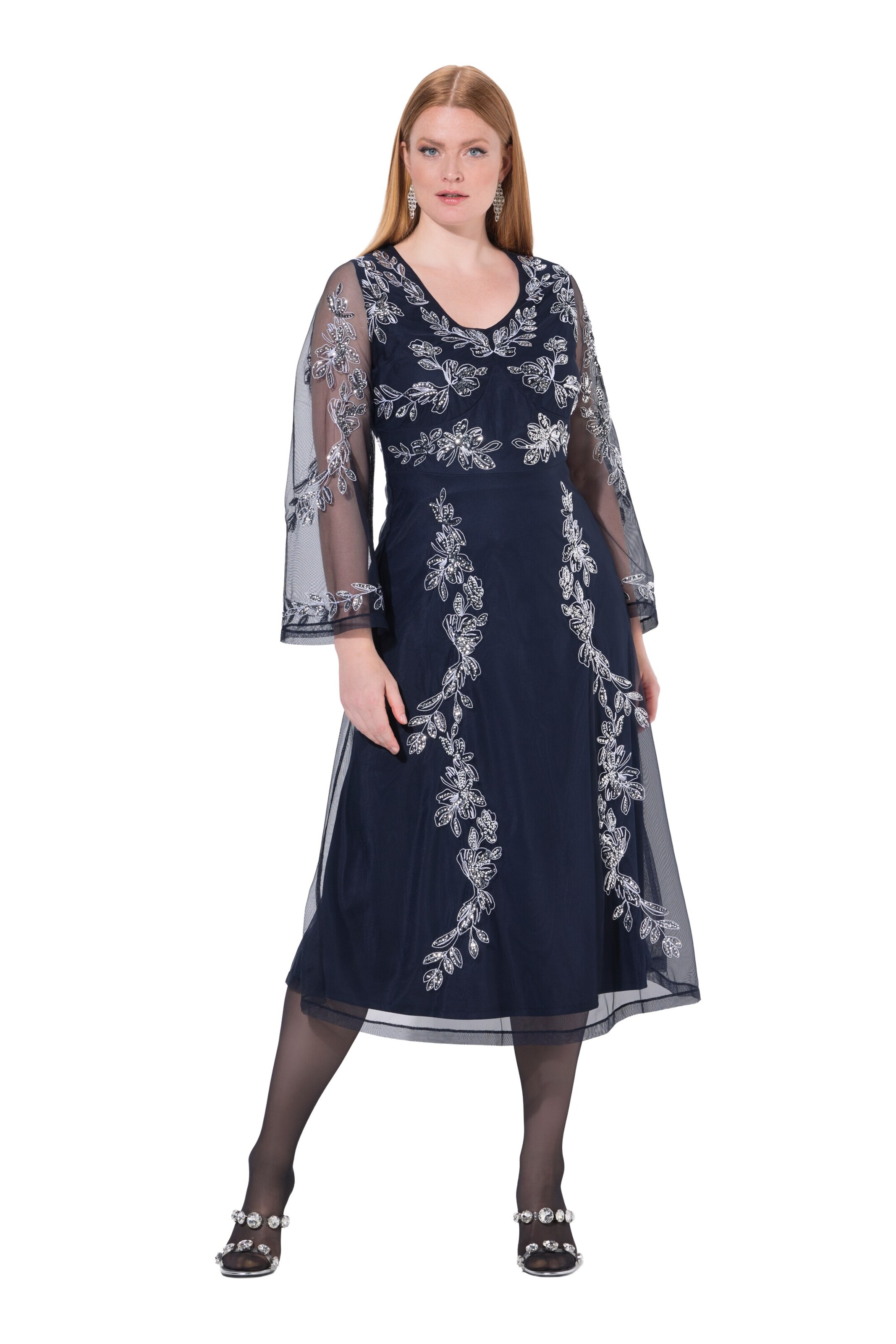 Ulla Popken Jurk in Blauw