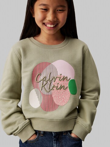 Sweat-shirt Calvin Klein Jeans en vert