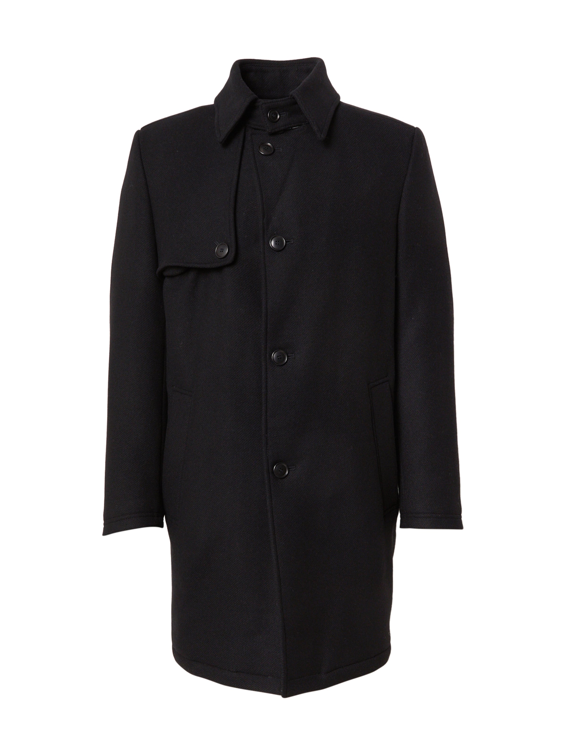 DRYKORN Välikausitakki 'SKOPJE' värissä musta: etupuoli