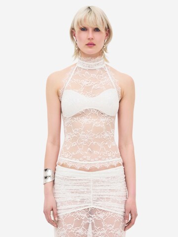 OW Collection Top ' SELAH ' in Wit: voorkant