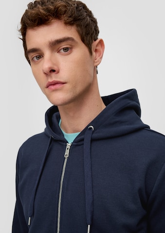 QS Sweatjacke in Blau