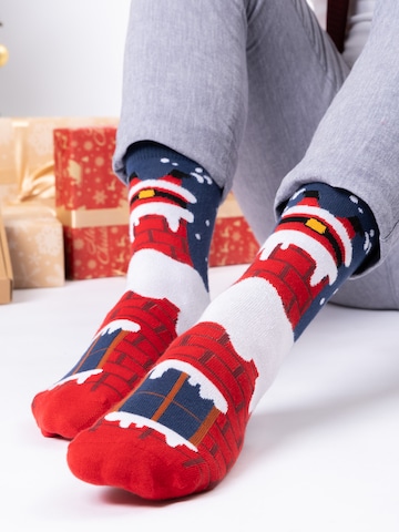 Occulto Socks 'Santa' in Blue