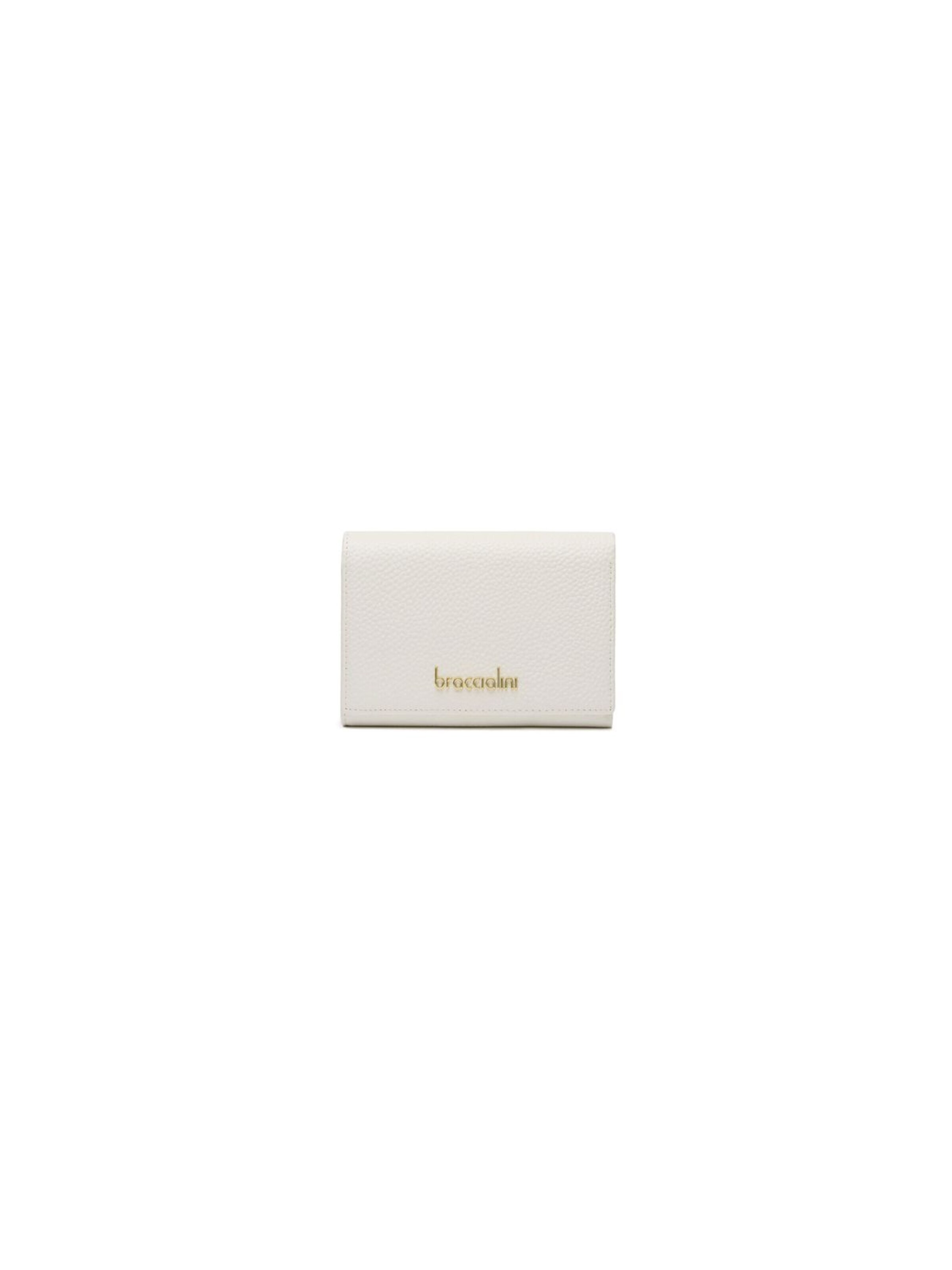 Braccialini - Cartera 'Basic' en blanco: frente