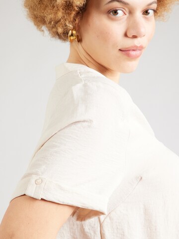 ONLY Carmakoma Blouse 'CARJACKIE' in Beige
