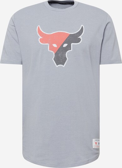 UNDER ARMOUR Sportshirt in grau / dunkelgrau / koralle, Produktansicht