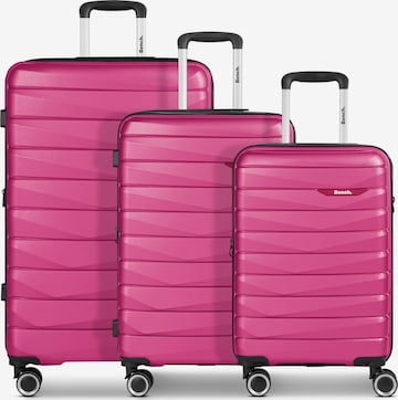 Ensemble de bagages 'Paris' BENCH en rose : devant