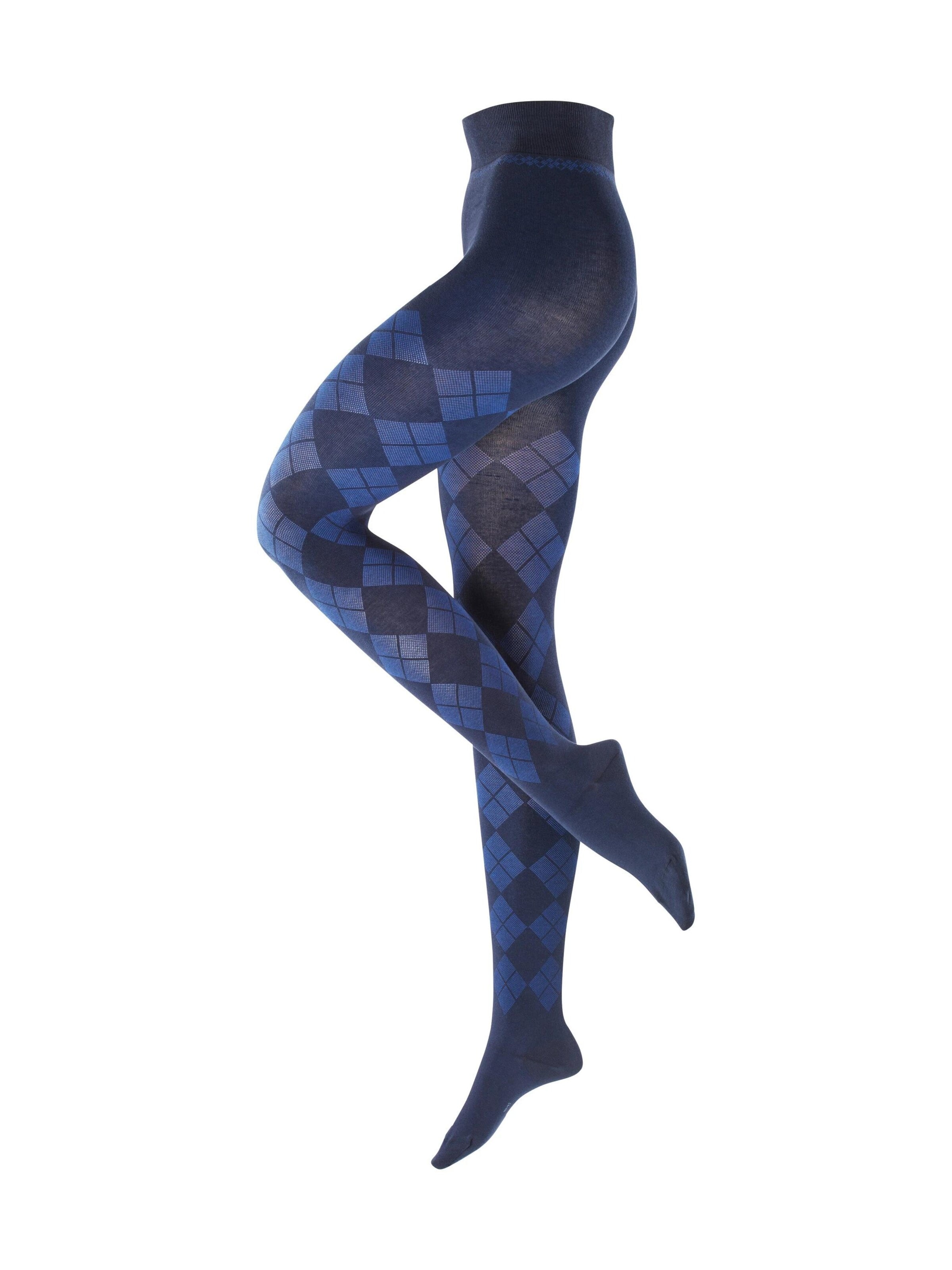 BURLINGTON Tights 'Elegant Essence' in Blue: front