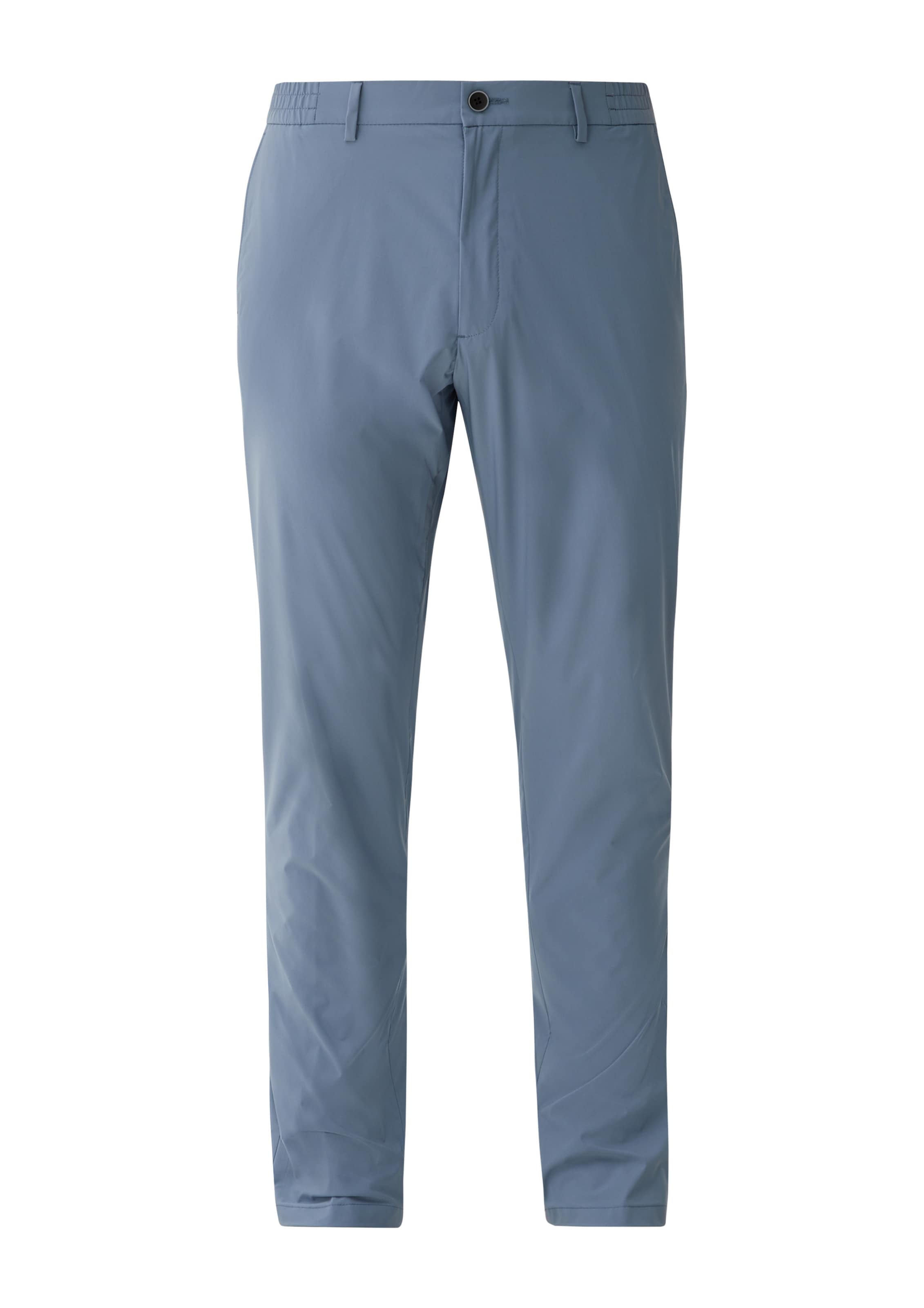 Regular Pantalon à plis s.Oliver en bleu : devant