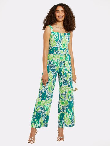 Threadbare Jumpsuit 'Lemony' in Groen: voorkant