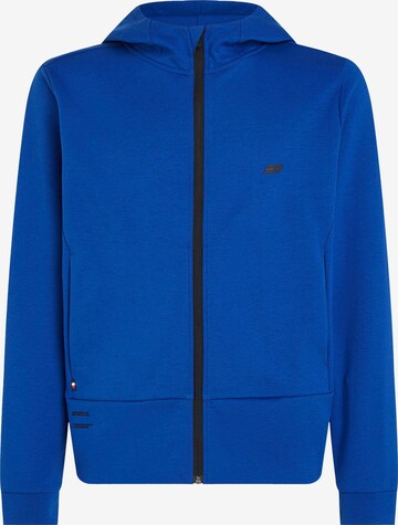 TOMMY HILFIGER Zip-Up Hoodie in Blue: front