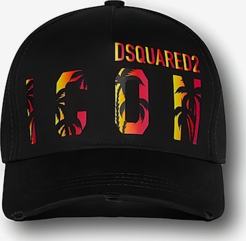 DSQUARED2 Cap 'Dsquared2 ICON Sunset Baseball Cap Schwarz Unisex' in Schwarz: Vorderseite