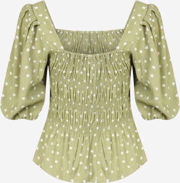 Camicia da donna 'JUNA' di OBJECT Petite in verde