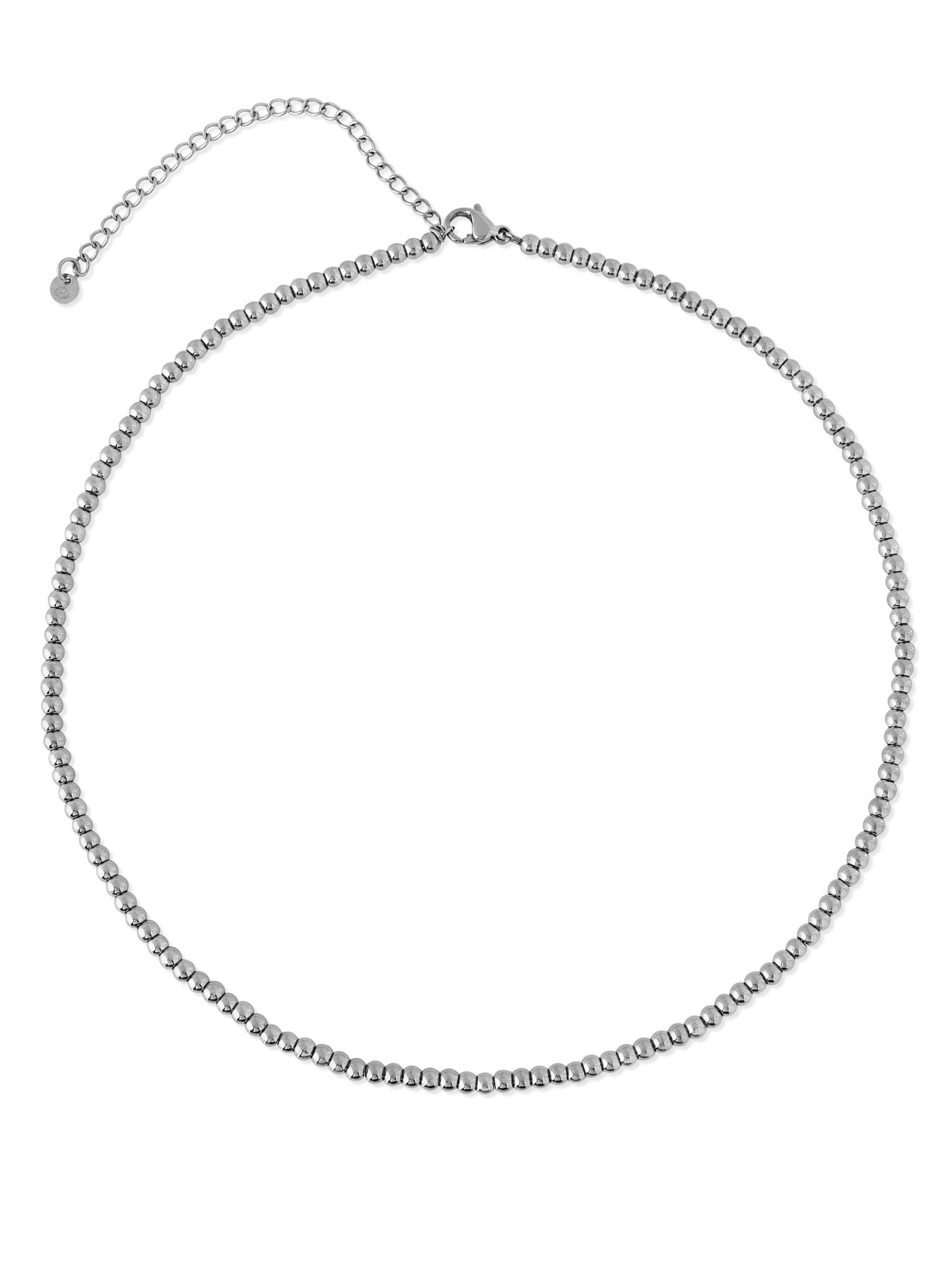 Akitsune Necklace 'Delight' in Silver: front