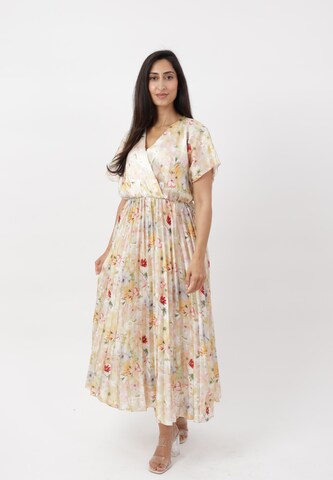 Elara Dress in Beige