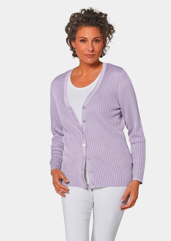 Cardigan Goldner en violet : devant
