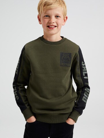 WE Fashion Sweatshirt in Green: front