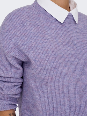 ONLY Sweater 'Camilla' in Purple