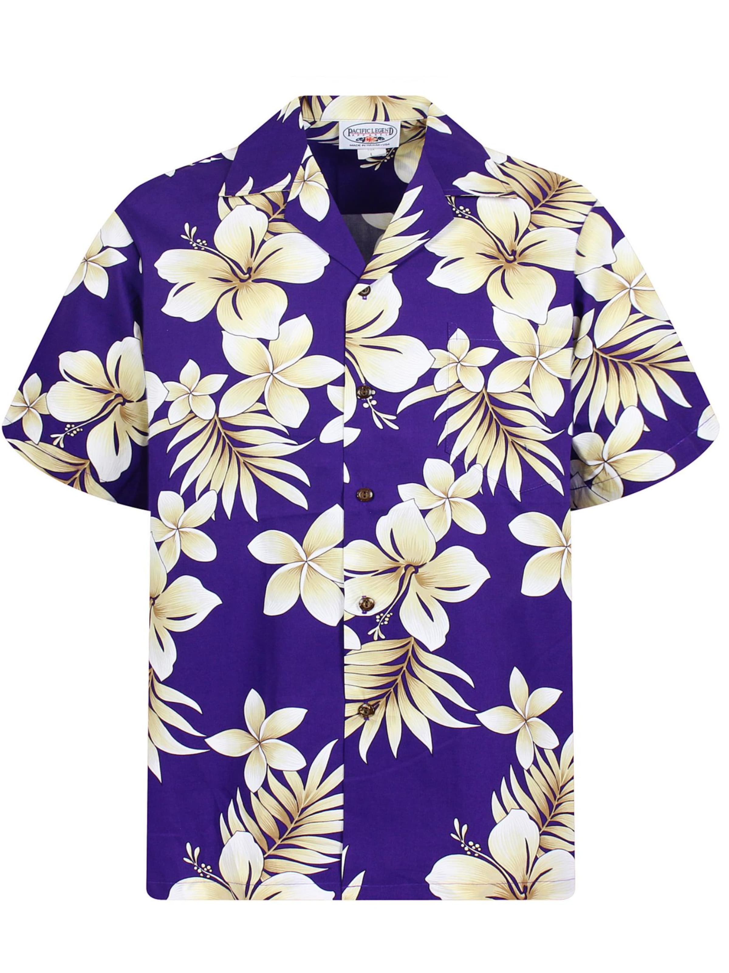 Pacific Legend Regular fit Button Up Shirt 'Goldblume' in Purple: front