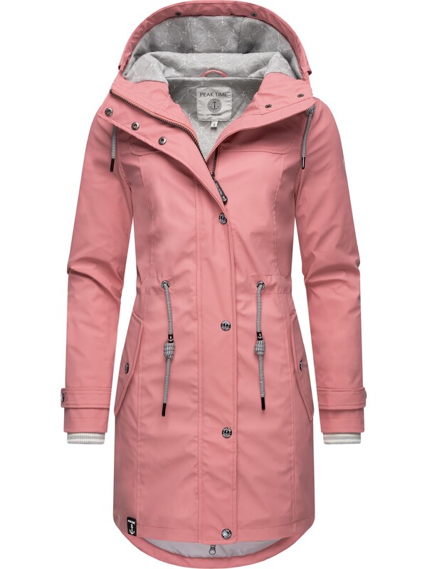Peak Time Raincoat in Pink