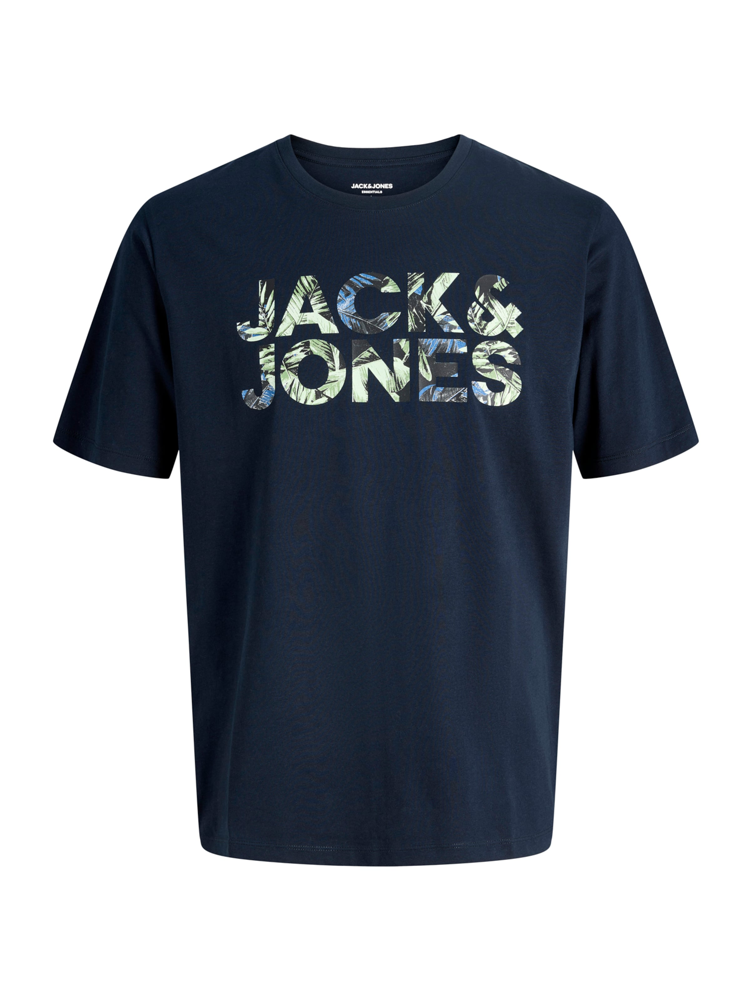 JACK & JONES Koszulka 'JJEJEFF' w kolorze niebieski: przód