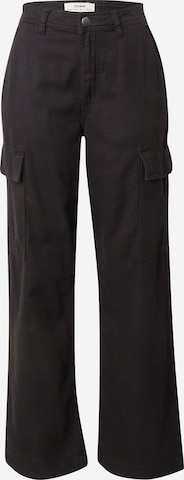 Regular Pantalon cargo 'BOBBIE' Cotton On en noir : devant