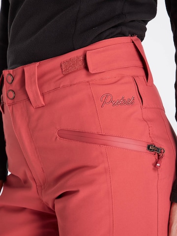 PROTEST Slim fit Workout Pants 'KENSINGTON' in Red