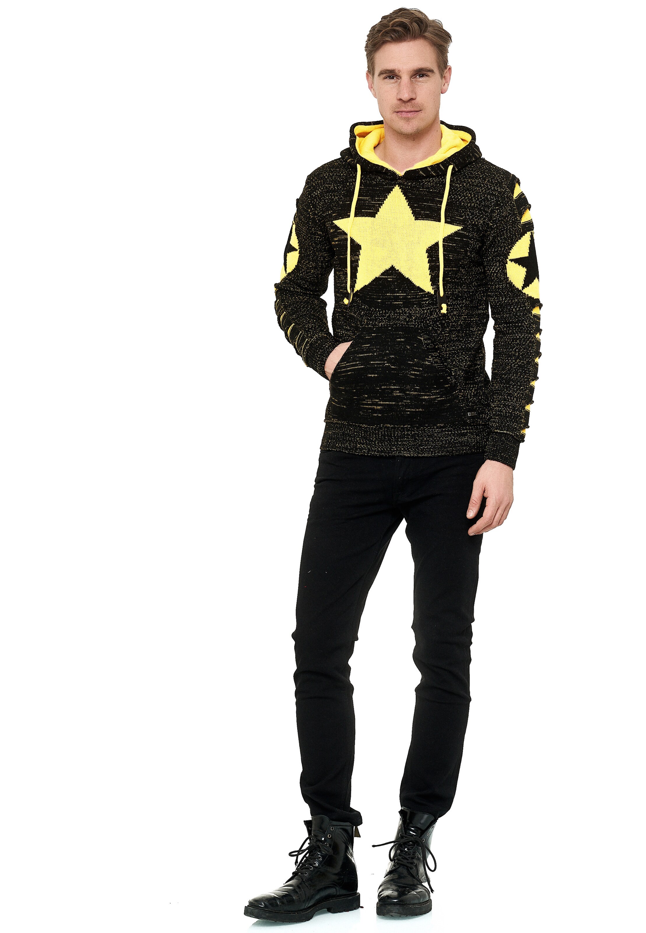 Rusty Neal Pullover in Schwarz