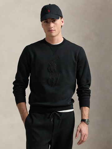 Sweat-shirt Polo Ralph Lauren en noir : devant