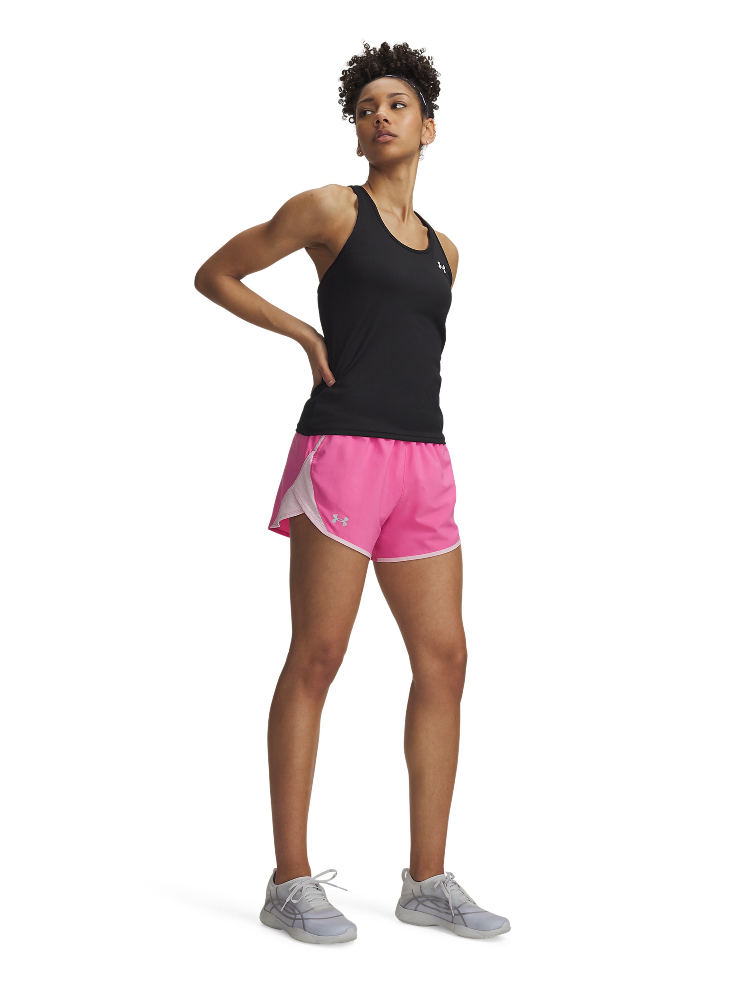 UNDER ARMOUR Regular Workout Pants in Pink