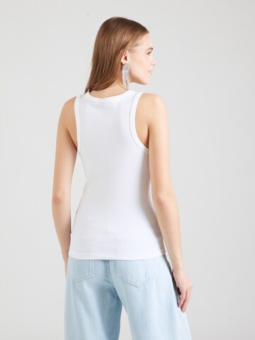 Top 'PCMAY' di PIECES in bianco