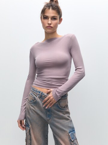 Pull&Bear T-shirt i rosa: framsida