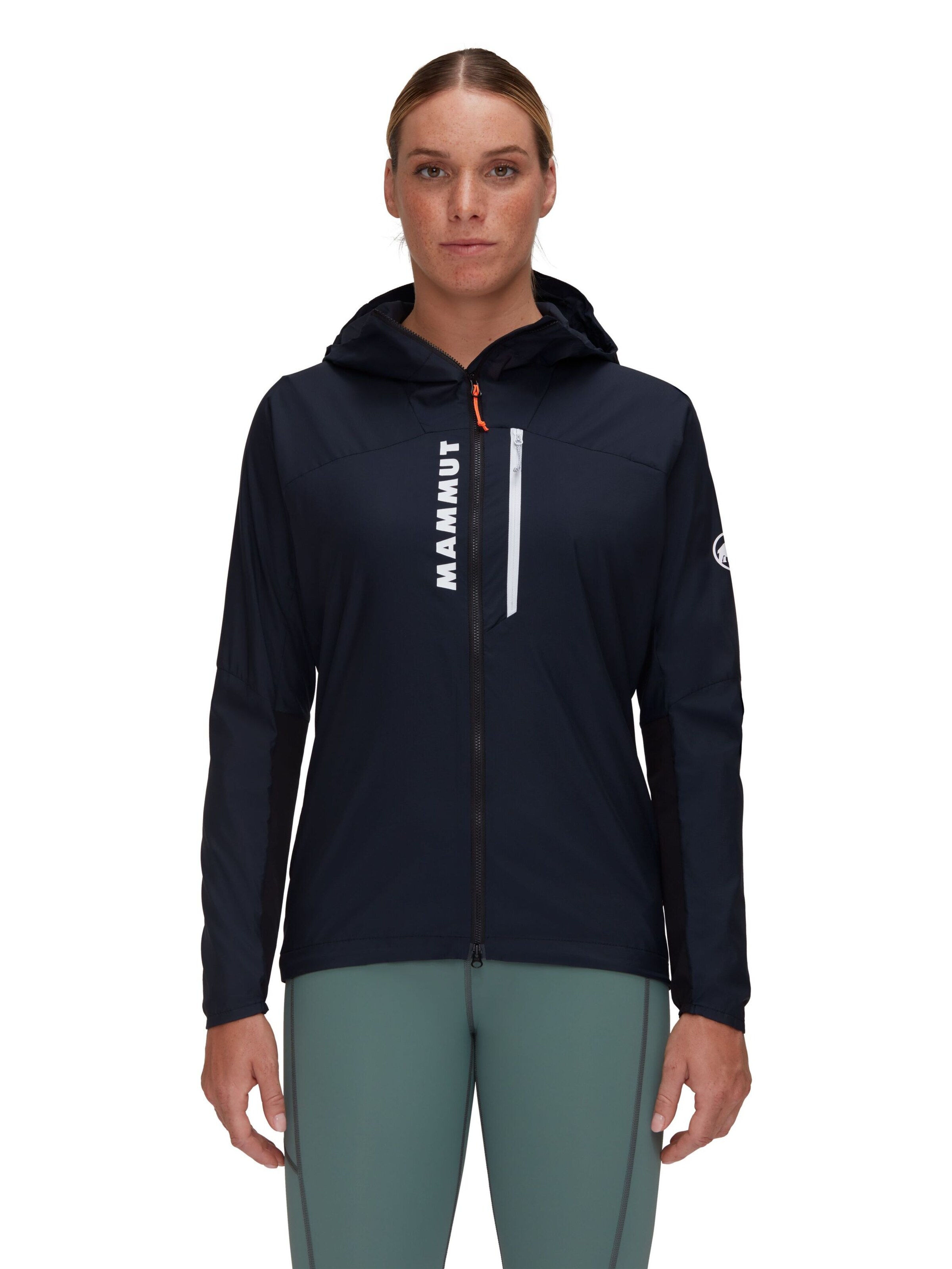 MAMMUT Outdoor Jacket in Black: front