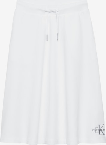 Calvin Klein Jeans Skirt in White: front