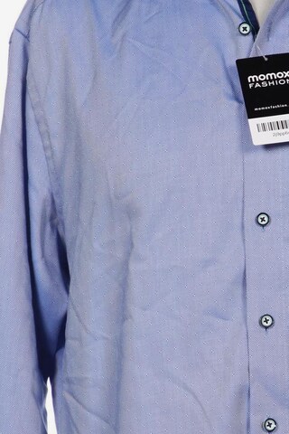 OLYMP Button Up Shirt in L in Blue